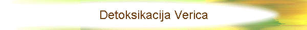 Detoksikacija Verica